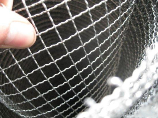 Anti Rust Crimped Wire Mesh With 316l Low Carbon Stainless Steel Material
