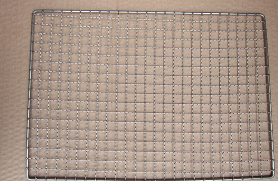 Uniform Weave Stainless Steel Bbq Grill Mesh Round Roast Net No Static Charge