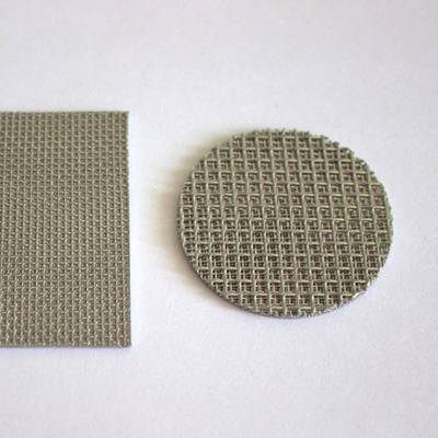 Round Perforated Sintered Metal Filter Disc Cleanable With 1CM - 100CM Width