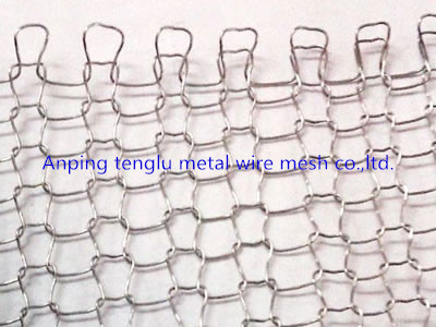 Plain Weave Stainless Steel Knitted Wire Mesh Screen For Gas Filter Purpose