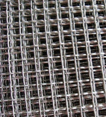 SUS304 Steel Crimped Wire Mesh Galvanized Square Hole For Vibrating Screen Filter