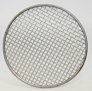 Rimmed 316 Stainless Steel Wire Mesh Filter Disc Silver Color 2-635 Mesh Count