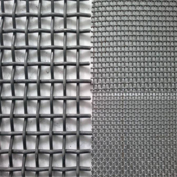Anti Corrosion Crimped Wire Mesh For Mining / Stone Crusher Vibrating Screen