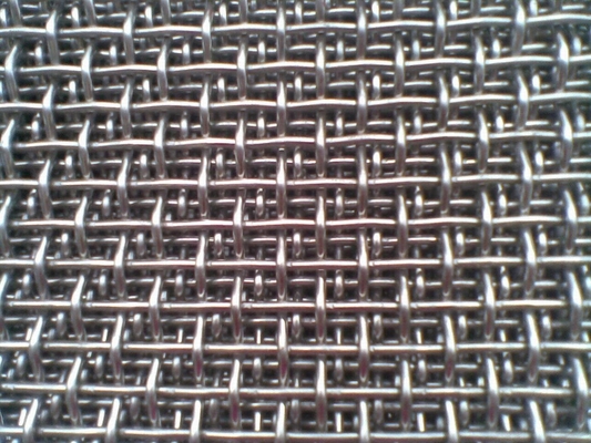 Stainless Steel Woven Crimped Wire Mesh Corrosion Resisting For Car Grille Mesh