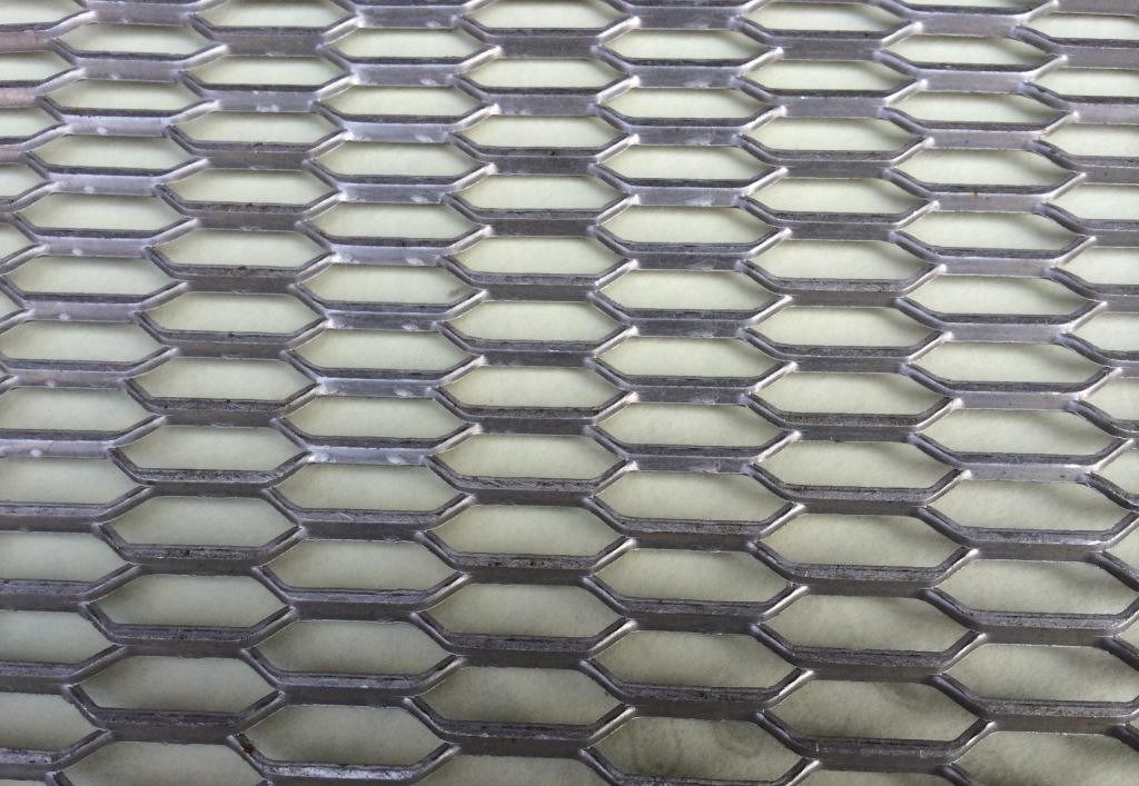 Durable Expanded Metal Mesh Panels , Diamond Wire Mesh Panels Low