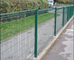 Welded Wire Mesh Chain Link Fence Hot Galvanized Pvc Coated Steel Material