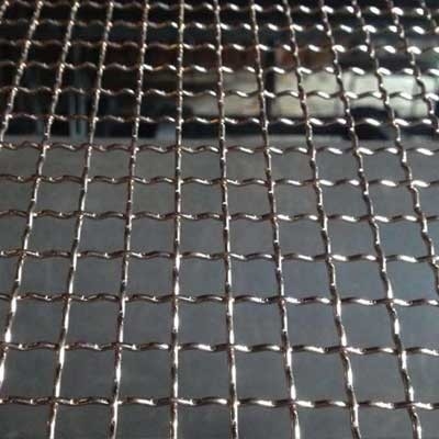 Woven Stainless Steel 304 Double Crimped Wire Mesh Hooked Mine Sieving Screen