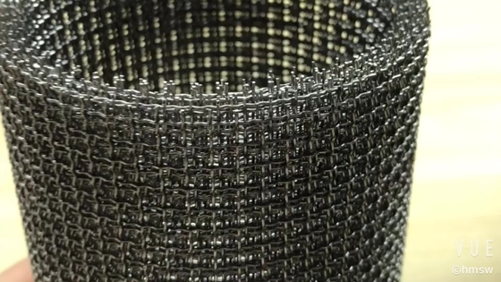 Customized Stainless Steel Crimped Woven Wire Mesh 10-30m / Roll Economical Type