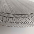 Silver Stainless Steel 304 316 Perforated Wire Mesh Anti Corrosion