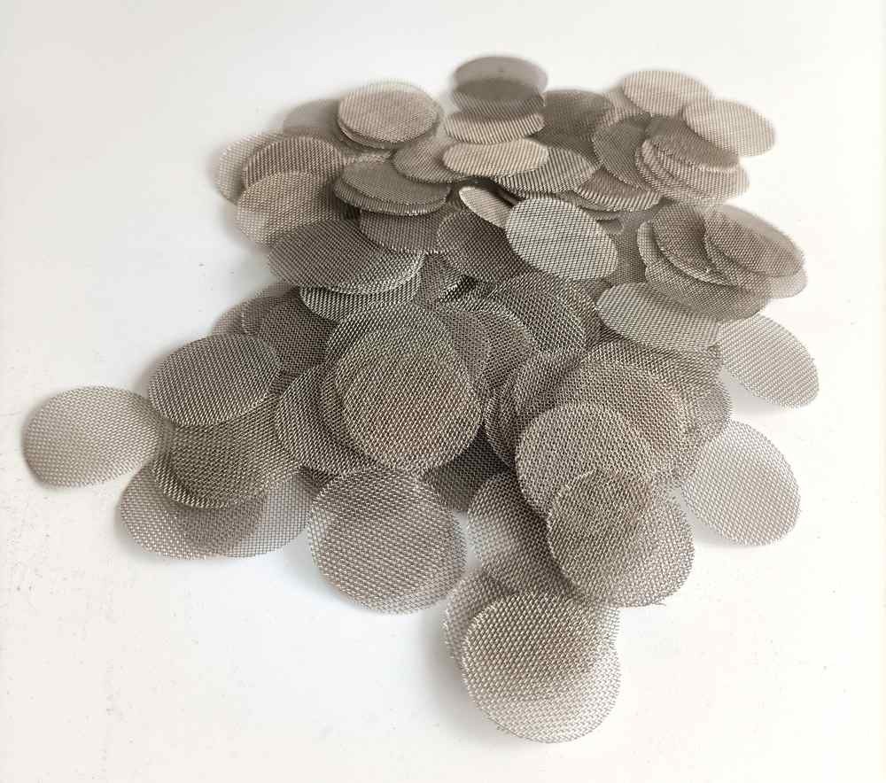 60 Mesh 20mm Stainless Steel Pipe Filter Screen Mesh Plain Woven