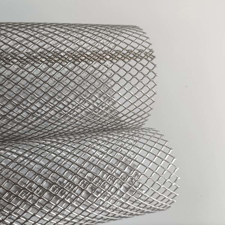 Expanded Weave Metal Filter Screen Mesh Stainless Steel Mesh Tube Wear Resistant
