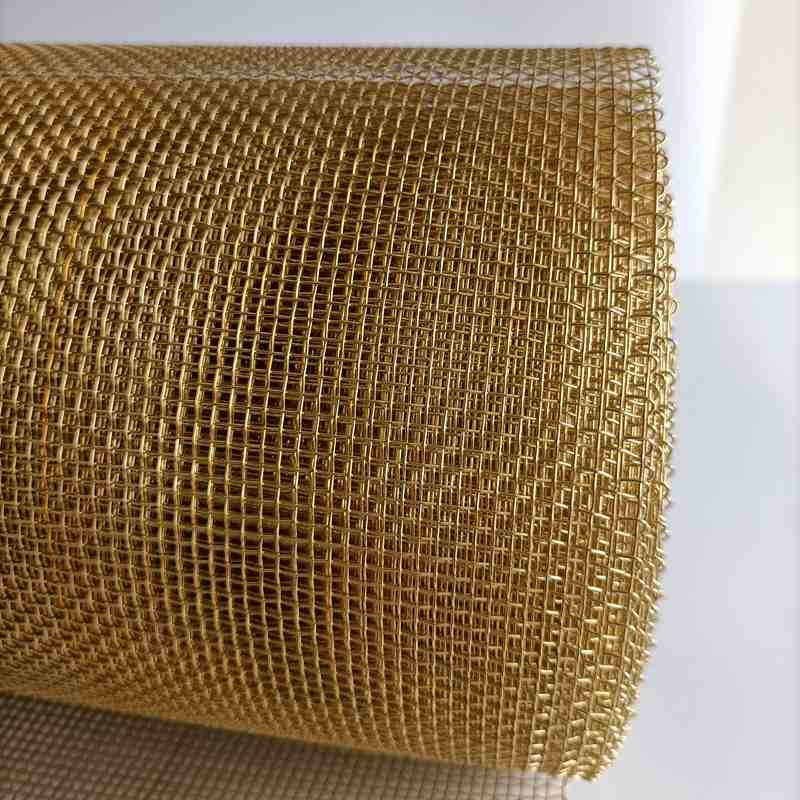 30% Zinc 70% Copper Metal Mesh Sheets 100 Mesh Copper Screen For Aerospace