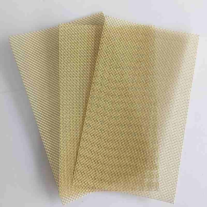 Heat Resistant 234 Mesh Copper Wire Mesh Roll Brass Filter Screen Mesh