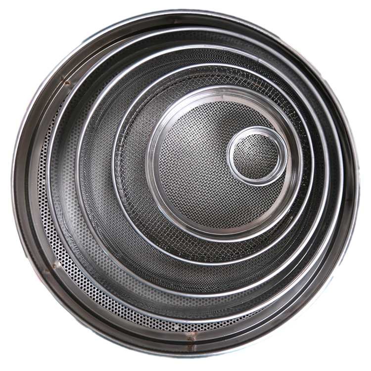 100mm 150mm Perforated Sieving Screen Mesh Filter Sieve