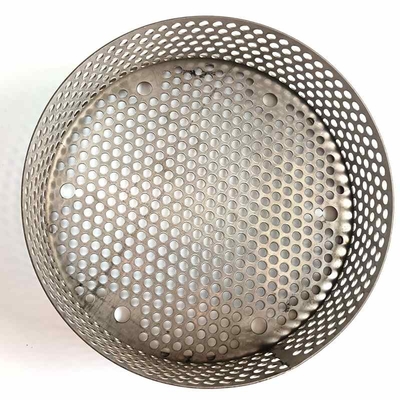 Round Seive 304 Stainless Steel Mesh Basket Strainer Filter Mesh Perforated