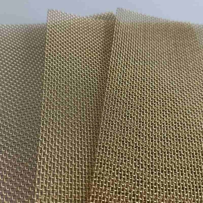 Plain Woven 65 70 80 Mesh Ultra Fine Copper Mesh Screen Brass Wire Cloth