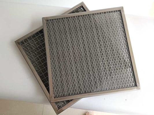 SS201 SS304 Wire Mesh Demister 15cm Hole Shape High Temperature Resistance