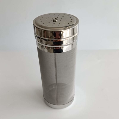 400 300 Micron Stainless Steel Wire Mesh Cylinder Filter Mesh Beer Brewing Filter