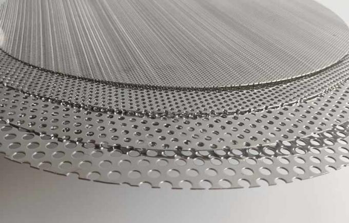 60 Degree Staggered Perforated Wire Mesh Sheets
