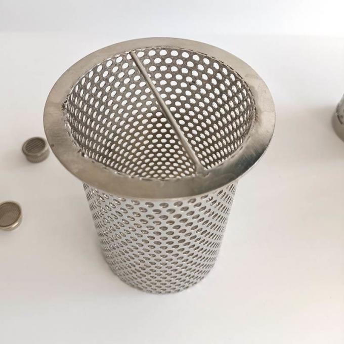 SS304 SS316 Filter Basket Strainer Wire Mesh Basket Strainer Abrasion